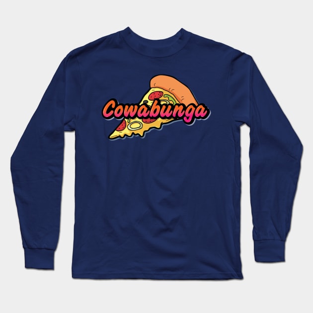 Cowabunga Dudes Long Sleeve T-Shirt by CubeRider